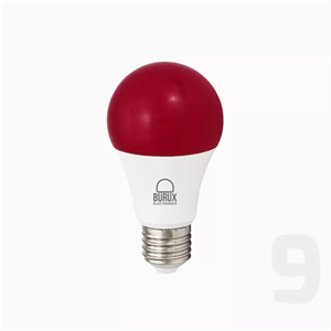 لامپ ال ای دی حبابی قرمز ۹ وات 