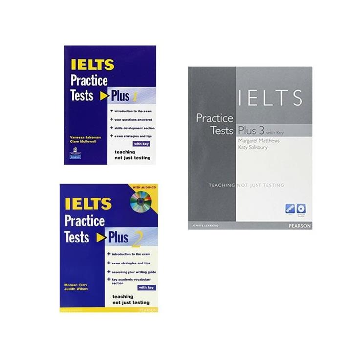 قیمت و خرید IELTS Practice Test Plus 1 2 3 پک کامل
