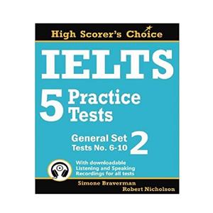 کتاب زبان آیلتس ۵ پرکتیس تستس جنرال IELTS 5 Practice Tests, General Set 2: Tests No. 6–10