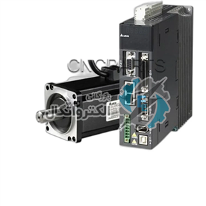 سروو موتور delta دلتا 400w وات ترمزدار 3000 دور rpm مدل ECMA-C20604FS کد درایو ASD-A2-0421-M سری A2 (دارای کابل و کانکتور)
