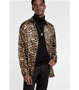 پیراهن پلنگی ساتن مردانه زارا