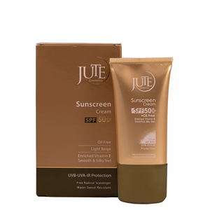 کرم ضدآفتاب SPF50 پوست چرب بژ روشن ژوت