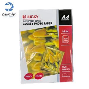 کاغذ لاستر لاکی سایز A4 وزن200 گرم