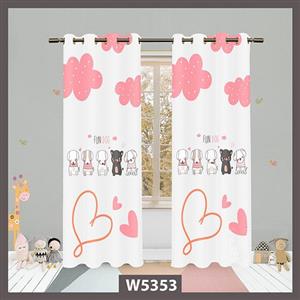 پرده کودک طرح سگ های بامزه کد W5353