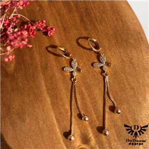 گوشواره بال فرشته آویزدارE52