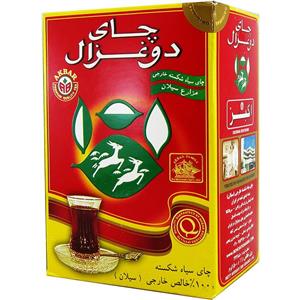 چای سیاه شکسته خارجی ( سیلان ) دو غزال 100 گرم