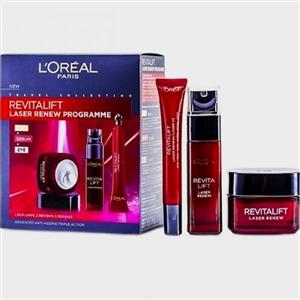 کرم ضد چروک و لیفت لورال اورجینال مدل LOREAL Revitalift Laser مجموعه پک ۳ عددی 