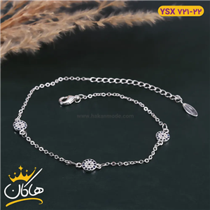 پابند استیل زنانه 3 چشم نظر سفید | YSX 721/22