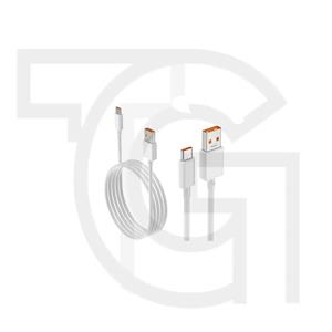 کابل شارژر شیائومی XIAOMI REDMI NOTE 13 PRO 5G از نوع سوپر فست Type-C و خروجی 6 آمپر 67 وات