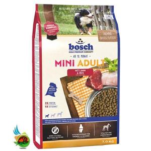 غذای خشک سگ بوش مدل Mini Adult Lamb & Rice وزن 1 کیلوگرم