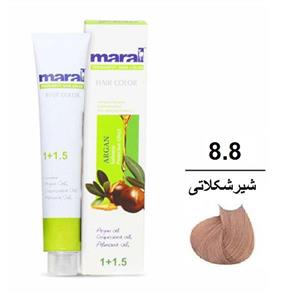 رنگ مو سری طبیعی مدل شیر شکلاتی شماره 8.8  حجم 100 میلی لیتر مارال