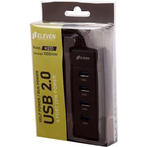 هاب 4 پورت USB 2.0 ایلون مدل H201 کد 6790