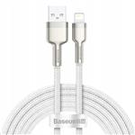 کابل شارژ سریع و انتقال داده لایتنینگ بیسوس Baseus Cafule Series Metal Data Cable USB - Lightning 2/4A 2 m white