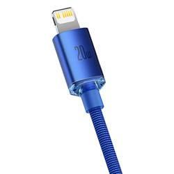 کابل type-c به لایتنینگ بیسوس Baseus crystal shine series fast charging data cable USB Type C to Lightning 20W 1/2m blue 