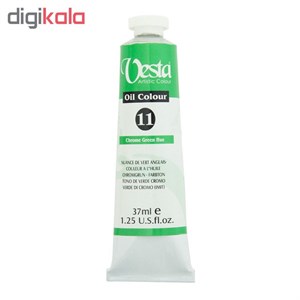 رنگ روغن وستا 37ml کد11 Chrome Green Hue