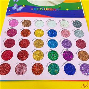 پالت گلیتر ۳۰ رنگ COCO