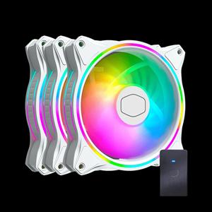 فن کیس کولر مستر COOLERMASTER MASTERFAN MF120 HALO 3IN1 White