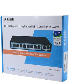 سوئیچ 10 پورت دی لینک مدل D-Link DGS-F1010P-E 