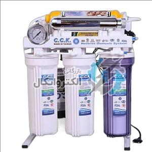 تصفیه آب 7 مرحله ایی سی سی کا شاسی فلزی با فیلتر آلکالین