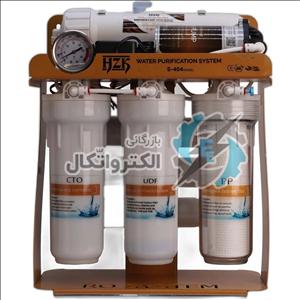 دستگاه تصفیه آب HZK مدل S404 گیج بزرگ قهوه ای ا HZK water purifier