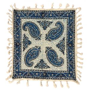 قلمکاری  رومیزی قلمکار ممتاز اصفهان طرح بته جقه سایز 40*40 سانتی متر -