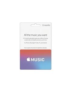 کارت 12 ماهه اپل موزیک آمریکا Apple Music 12 Months - US