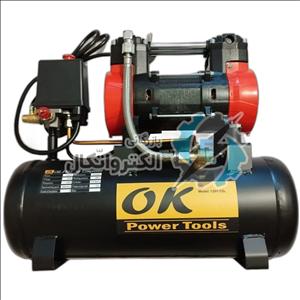 کمپرسور هوا اوکی مدل 0K1201 ظرفیت 12 لیتر