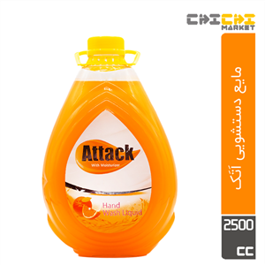 مایع دستشویی صدفی اتک مدل Orange حجم 2500 میلی لیتر