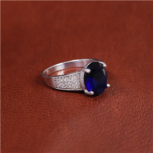 انگشتر یاقوت کبود سنتاتیک زنانه کد 17281