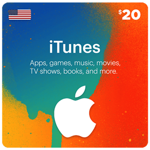 خرید گیفت کارت 20 دلاری اپل آیتونز Apple