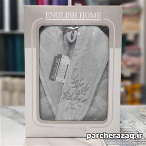 حوله تن پوش ترک English home سایز لارج کیفیت اعلا و درجه یک نقره ای