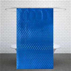 پرده حمام اطلس مدل ستاره سایز 180x200 سانتی متر