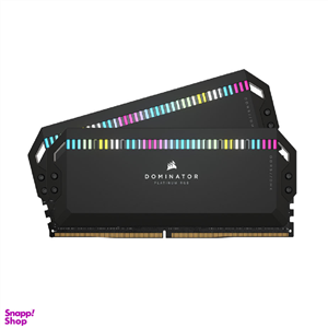 رم دسکتاپ 64 گیگابایت Corsair مدل DOMINATOR PLATINUM RGB DDR5 5200MHz