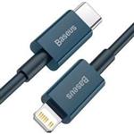 کابل ۱ متری Type-C به Lightning بیسوس Baseus Superior Series Fast Charging Data Cable Type-C to iP PD 20W 1m Blue