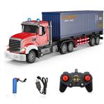 اسباب بازی ماشین کنترلی تریلی کانتینردار بزرگ Remote Control TRANSPORT TRUCK مقیاس 1:24_اسباب 