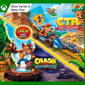  بازی crash bandicoot bundle n sane trilogyctr nitro fueled ایکس باکس xbox