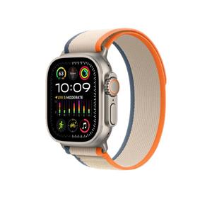 ساعت هوشمند اپل Watch Ultra 2 49mm با بدنه تیتانیومی و بند Trail Loop 