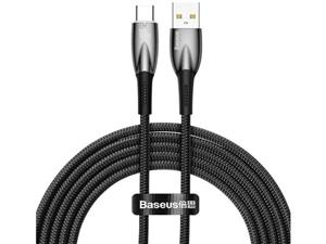 کابل سوپر فست شارژ یو اس بی به تایپ سی 100 وات یک متری بیسوس Baseus Glimmer Type-C Fast Charging Data Cable CADH000401