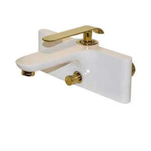 شیر حمام تنسر مدل فینو سفید طلایی