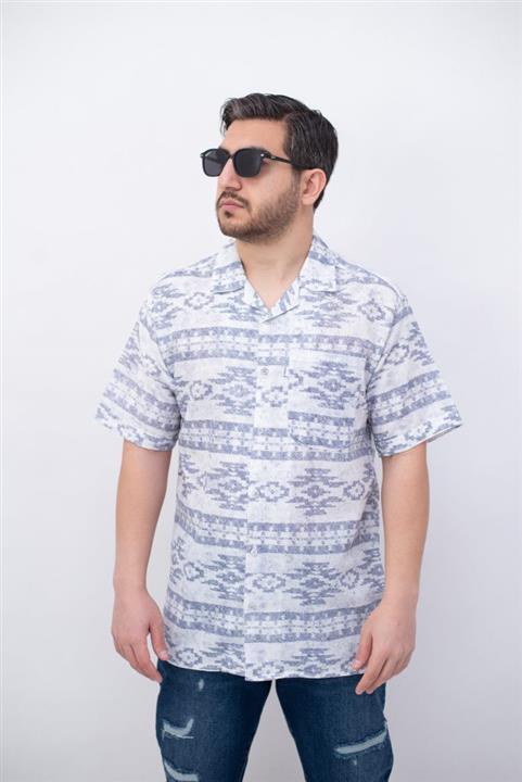 پیراهن آستین کوتاه کنفی MACHINIST طرح66285