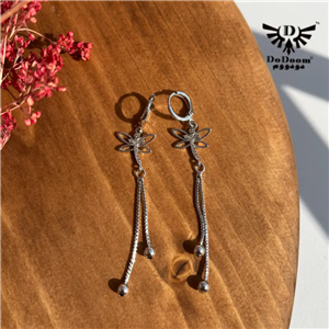 گوشواره سنجاقک آویزدار E64