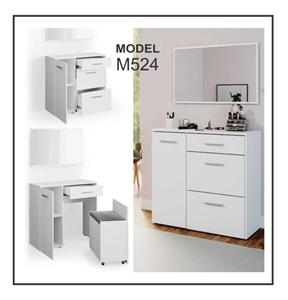 کنسول میز آرایش به همراه آینه مدل M524