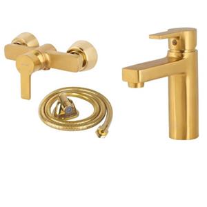 شیرآلات کسری مدل امگا مجموعه 3 عددی  طلامات