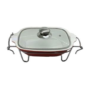 سوفله خوری چینی اج دار مستطیل یونیک کد 8518