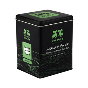 چای دو قوچ سیاه خارجی هل دار – 450 گرم
