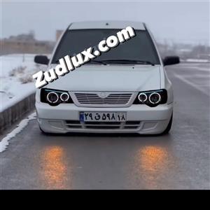 کاسه چراغ جلو اسپرت پراید 111/132 مدل رینگ گلس ابرو آیس