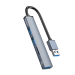 هاب USB با کارت ریدر مدل ORICO AH-A12F 