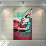 پوستر مدل پوستر دیواری طرح ستاره فوتبال جهان مدل کریستیانو رونالدو کد SDP2406