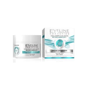 کرم ضدچروک قوی کلاژن و الاستین اولاین Eveline Collagen Elastin حجم 50 میلی لیتر