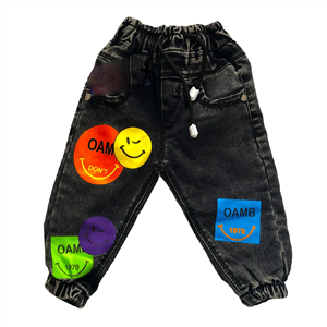 شلوار جین بچگانه مدل استیکر کد 10071